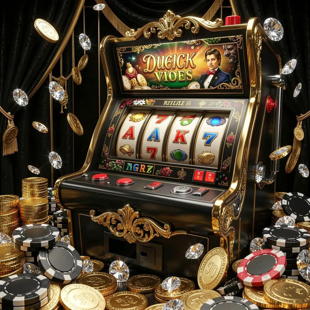 Classic style slot machine with triple lucky sevens and scattered gold coins highlighting the premium online slot experience at JILIJK for players in the Philippines